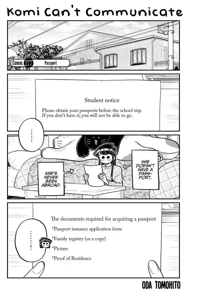 Komi-san wa Komyushou Desu Chapter 277 1